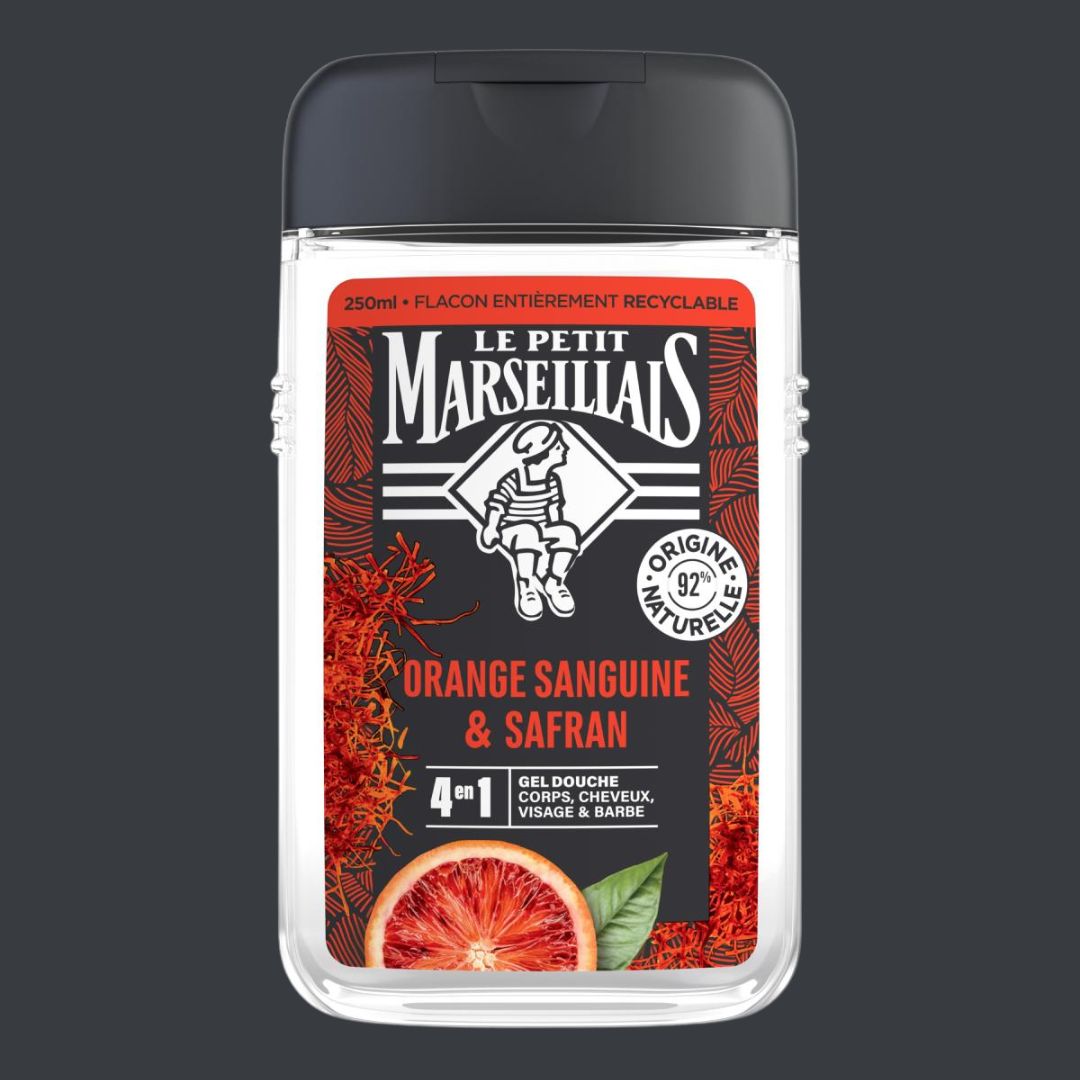 Le Petit Marseillais Shower Men: Blood Orange & Saffron 250ml